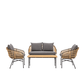 Peniche 4 Piece Lounge Set