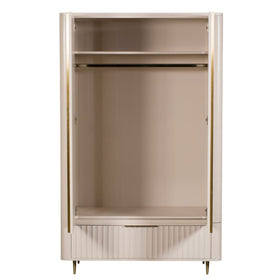 Josie Collection - Mahogany Wood Double Wardrobe