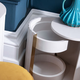 Josie Collection - Mahogany Wood Bedside Table