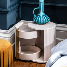 Josie Collection - Mahogany Wood Bedside Table