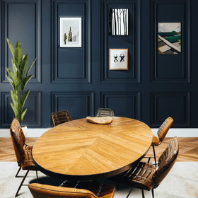 Ballimore Solid Teak Oval Dining Table