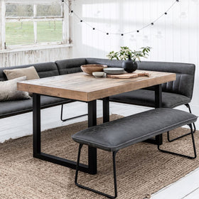 reclaimed dining table
