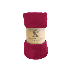 Rolled Flannel Fleece - 14 Colours