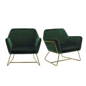 Moko Vintage Velvet Lounge Chair