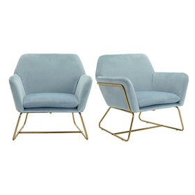 Moko Vintage Velvet Lounge Chair