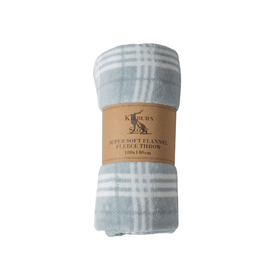 Check Rolled Fleece - 5 Colours