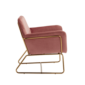 Moko Vintage Velvet Lounge Chair