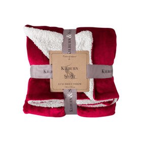 Sherpa Fleece Throw - 4 Colours