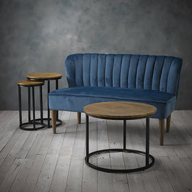 Orla Velvet Love Seat