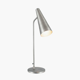 Iford Antique Silver Table Lamp