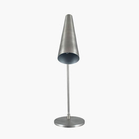 Iford Antique Silver Table Lamp