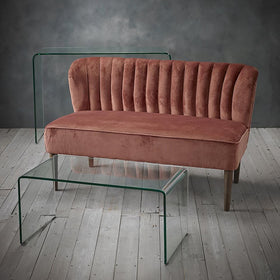 Orla Velvet Love Seat