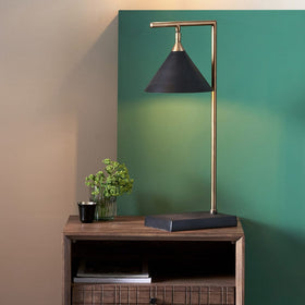 Poundbury Antique Brass Table Lamp
