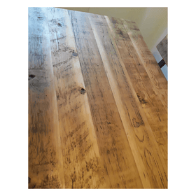 Light driftwood reclaimed dining table