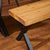 Rugger Brown Rustic Wood Bench