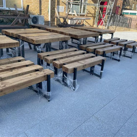 Commercial Outdoor/Indoor Dining Furniture - Sleeper Design