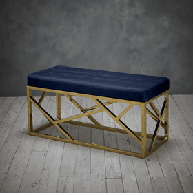 Indigo Occasional Bench