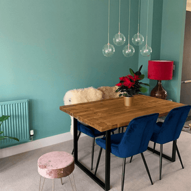 Rugger Brown 140cm Reclaimed Dining Table