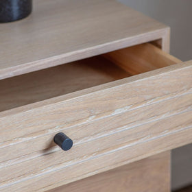 Oku Oak 2 Drawer 2 Door Sideboard