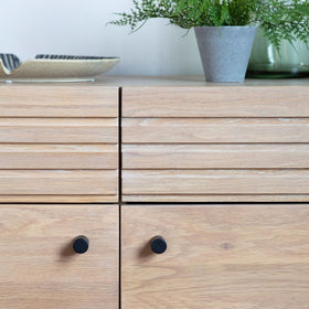 Oku Oak 2 Drawer 2 Door Sideboard