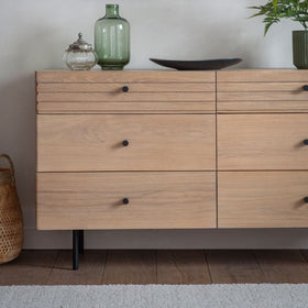 Oku Oak 6 Drawer Chest