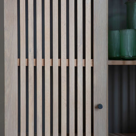 Oku Oak 2 Door Cocktail Cabinet