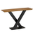 solid oak wood kingston console table