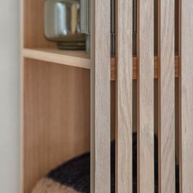Oku Oak Open Wardrobe
