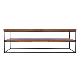 solid oak wood coffee table