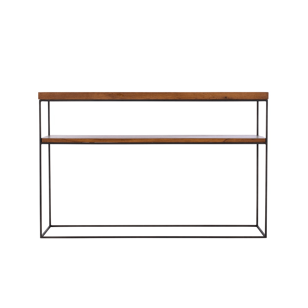 solid oak console table