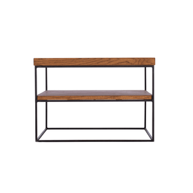 solid oak lamp table