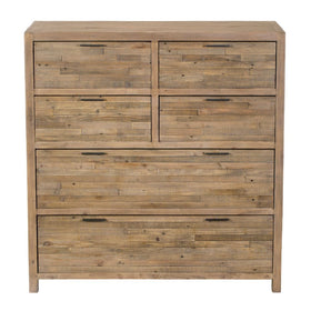 Florence Collection - Reclaimed Wood 6 Drawer Chest