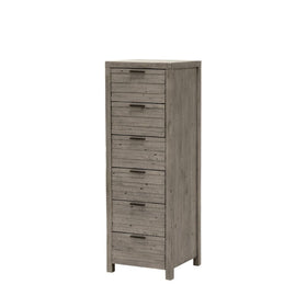 Florence Collection - Reclaimed Wood 6 Drawer Tall Chest