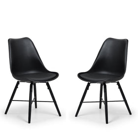 Scandi Style Dining Chair - Black