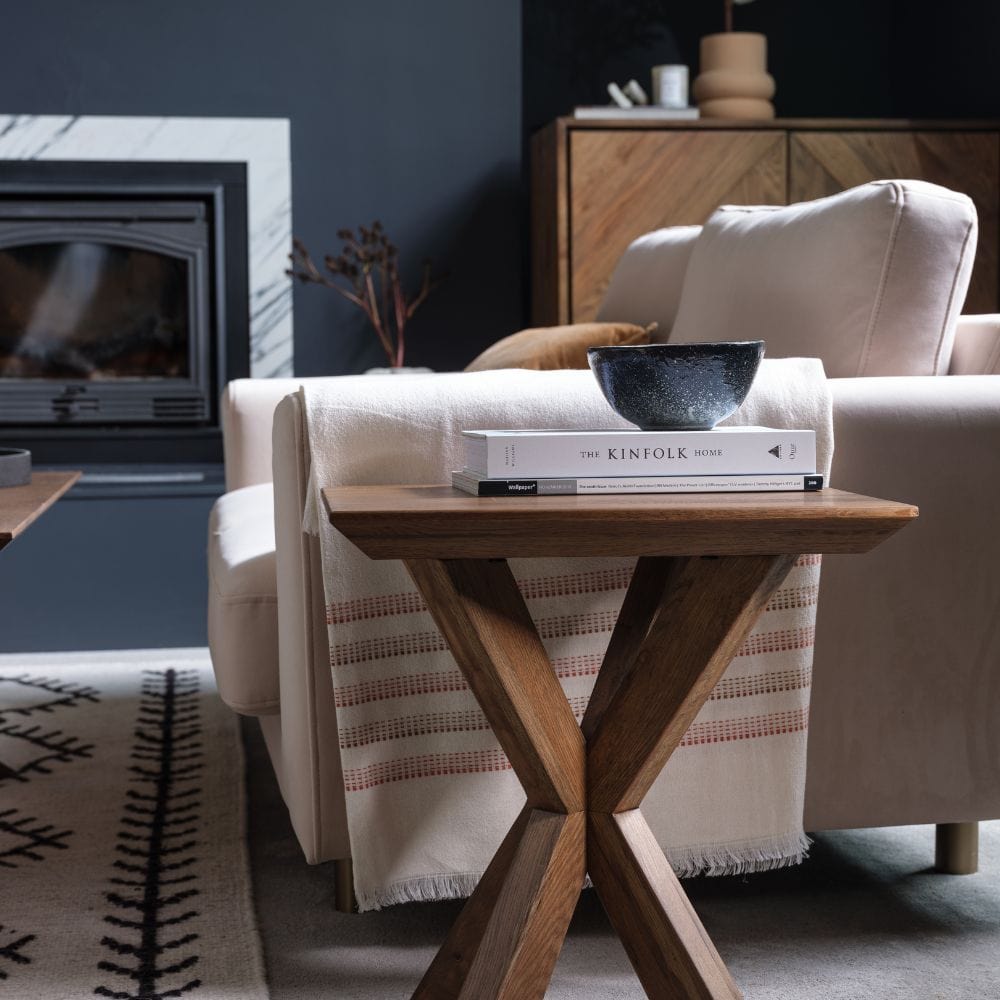 Burlington Collection White Oak Reclaimed Lamp Table