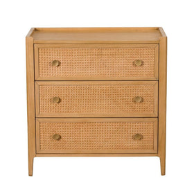 Java Collection - Mindi Wood 3 Drawer Chest