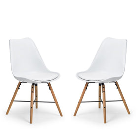 Scandi Style Dining Chair - White