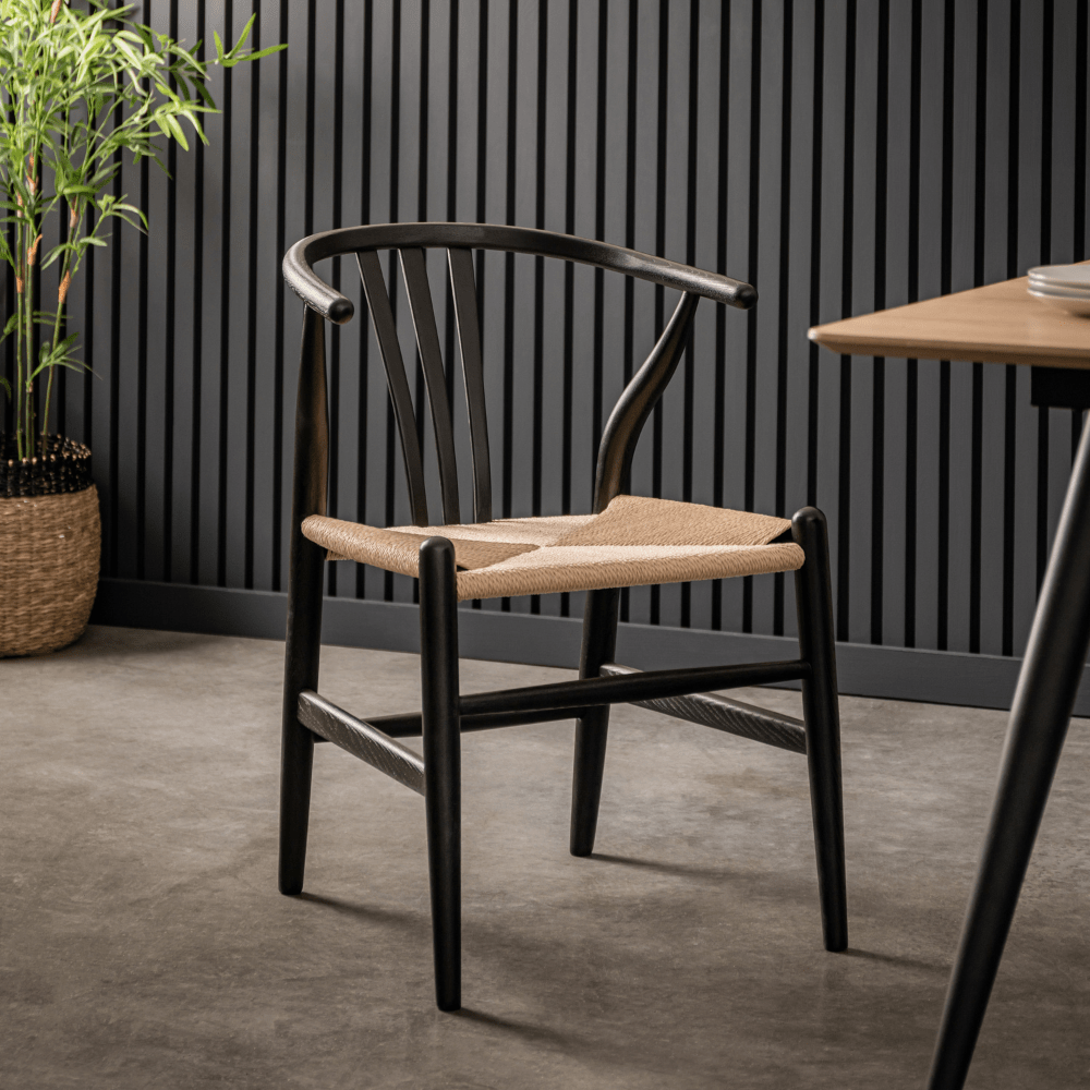 Rousdon Dining Chair - Black (Set of 2)