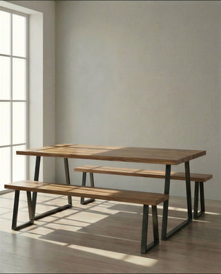 Bespoke Collection - Reclaimed Dining Table - Triangle Frame