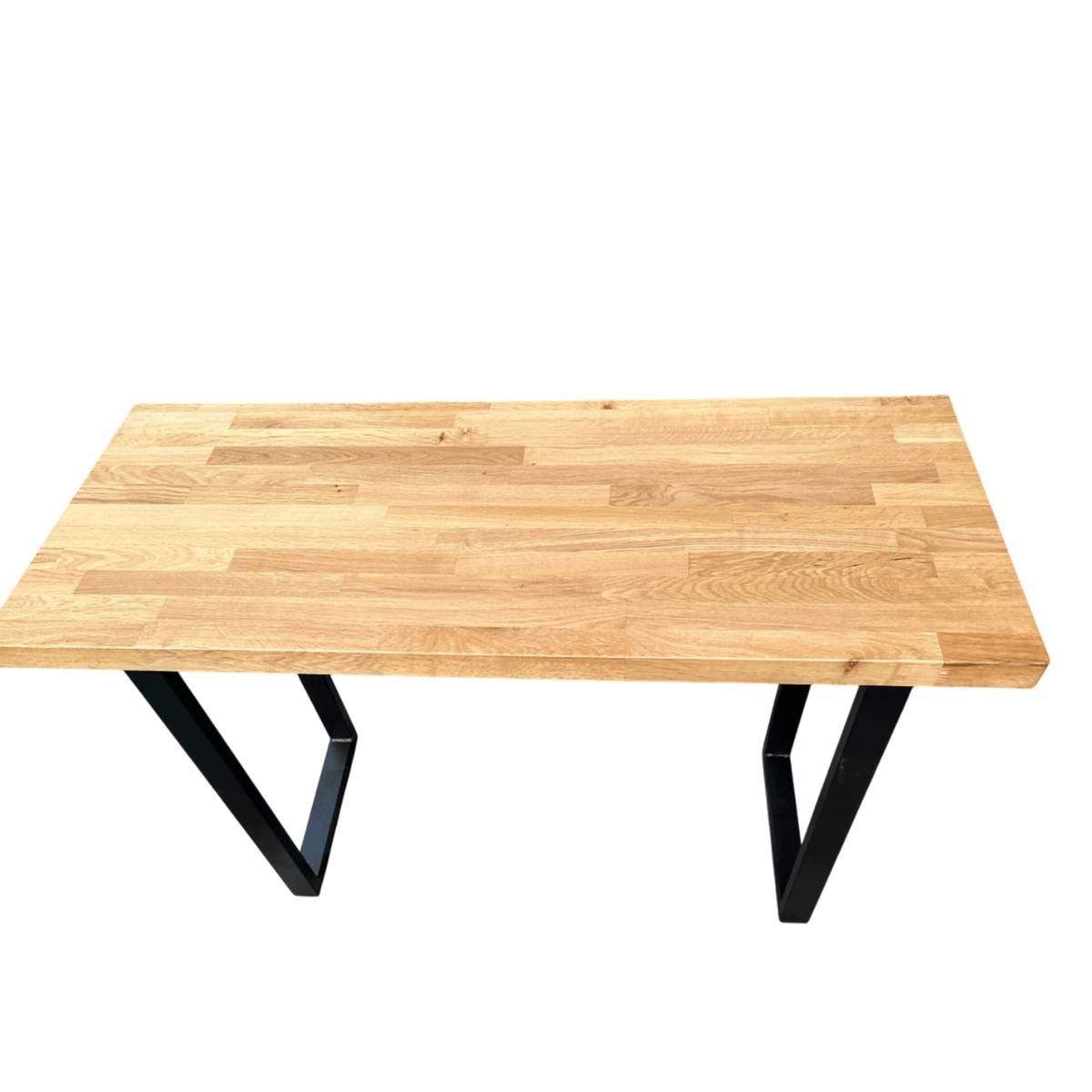 Bespoke Collection - Staved Oak Breakfast Bar Table - Chunky U Base