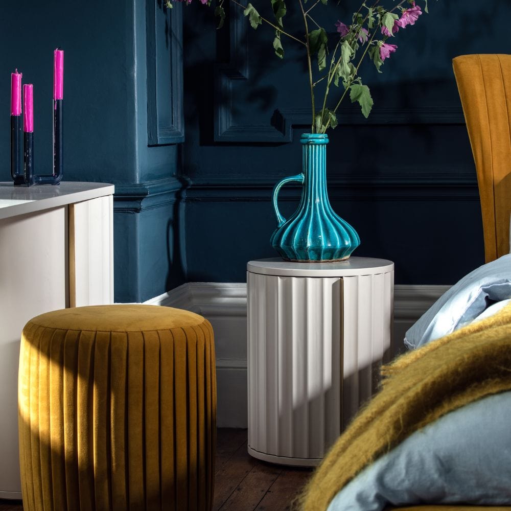 Josie Collection - Mahogany Wood Bedside Table