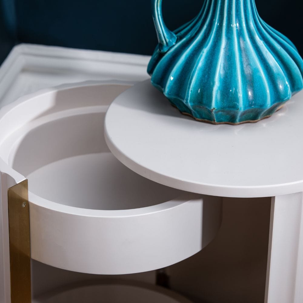 Josie Collection - Mahogany Wood Bedside Table