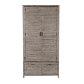 Florence Collection - Reclaimed Wood Double Wardrobe