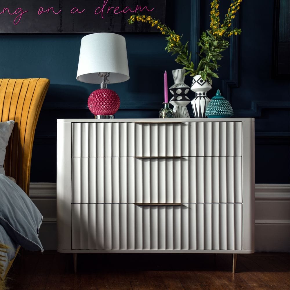 Josie Collection - Mahogany Wood 3 Drawer Chest