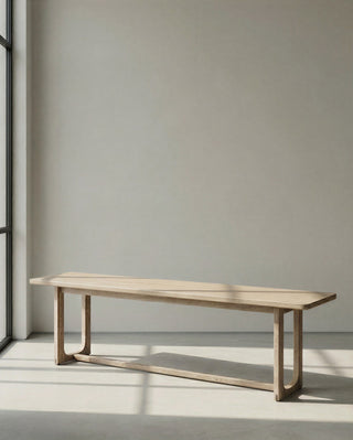 Ashbourne Mid Oak 165cm Bench