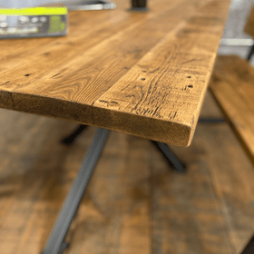 Bespoke Collection - Extending Reclaimed Dining Table - Astral Base