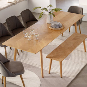 Avezzano Extending Solid Oak Dining Table (200cm - 252cm)