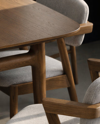 Ballinger Extending Oak Dining Table Set (160cm - 215cm)