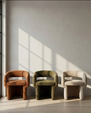 Chippingham Upholstered Dining Chair - Rust