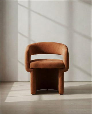 Chippingham Upholstered Dining Chair - Rust